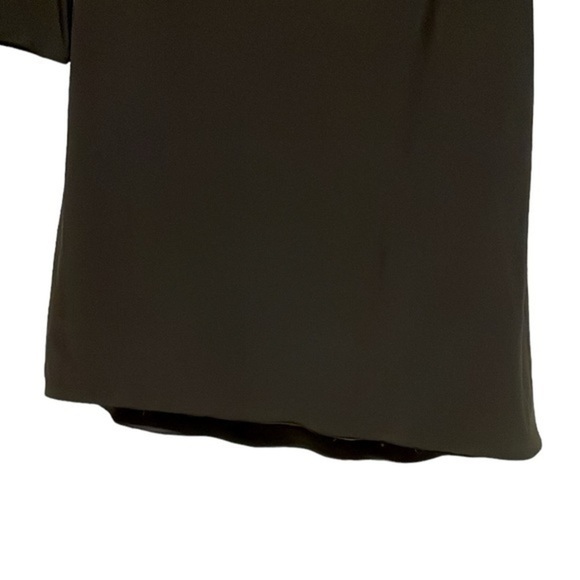 La‎ Femme Lace Up Back Mini Dress Women’s Size 10 Long Sleeve Off Shoulder Black - Picture 6 of 12